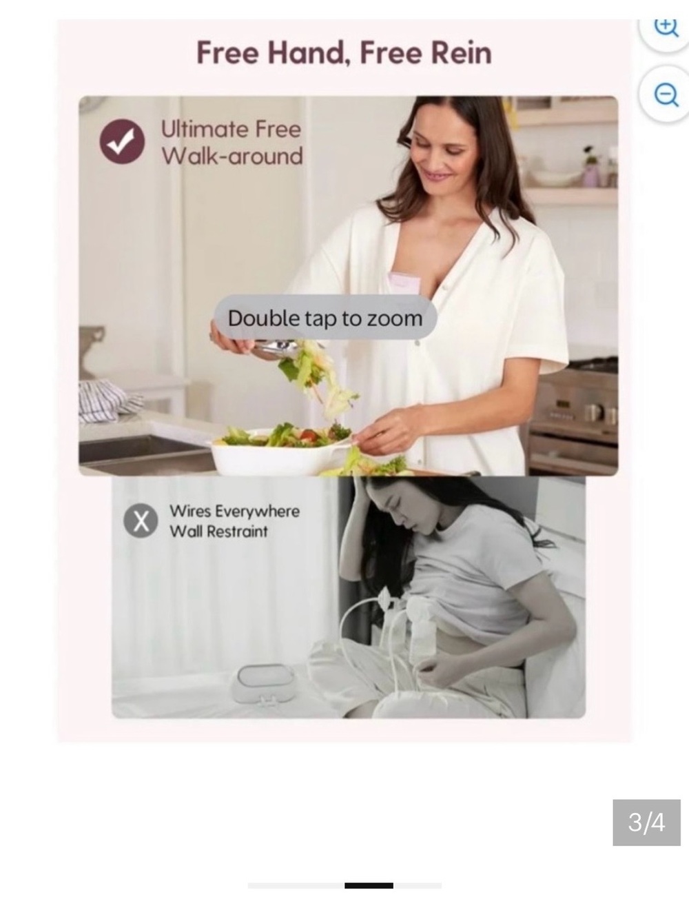 Momcozy hands free breast pump /sealed in box